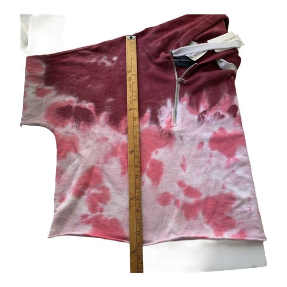 Calvin Klein Sweater Adult Large Hoodie Cropped Tye Dyed NWT - Picture 7 of 9